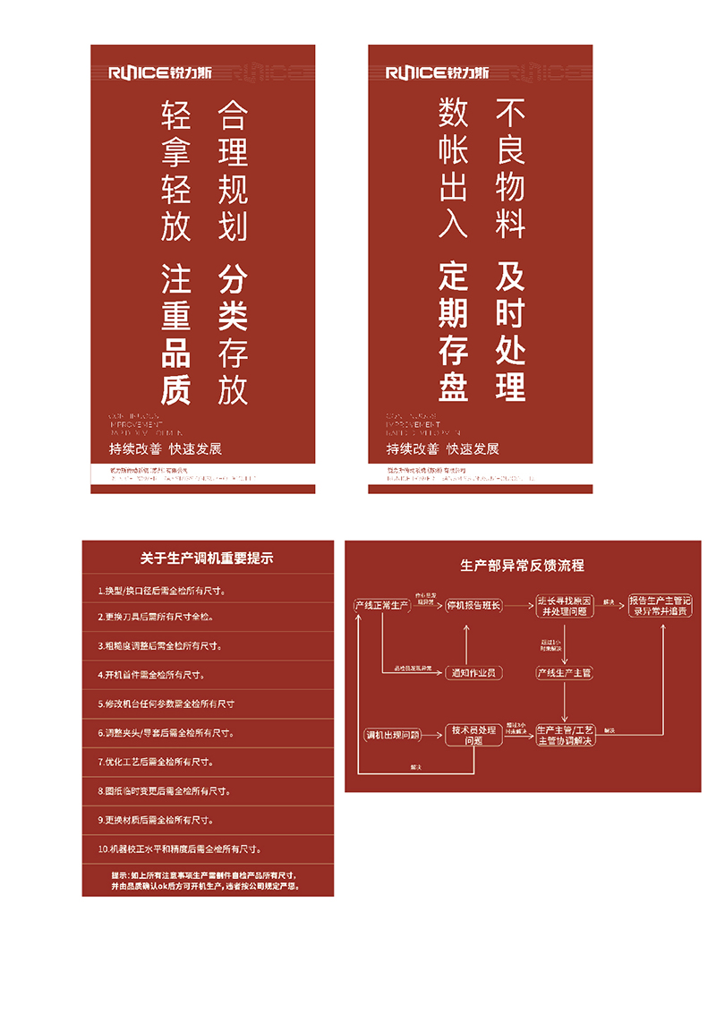 工厂车间区域标识牌